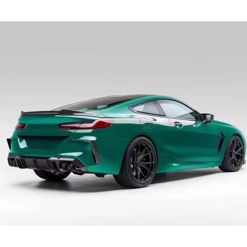 Suitable for  M8 Modified V Model Carbon Fiber Small Surround, Front Lip, Front Fog Cover, Side Skirt, Rear Lip, Tail Wing